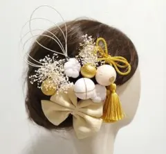 ヘッドドレス　着物 　タッセル　和玉　成人式　結婚式　七五三　袴　髪飾り　118