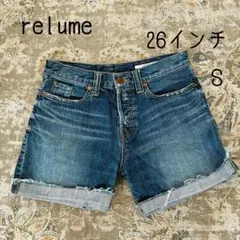 relume デニムショートパンツ S 26インチ
