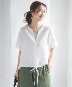 新品タグ付◆ OFF WHITE DOORS リネン2WAYブラウス 新品タグ付◇ OFF WHITE DOORS リネン2WAYブラウス - メルカリ