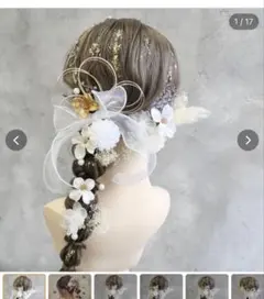 髪飾り　結婚式　お呼ばれ　成人式　ヘアアクセサリーセット