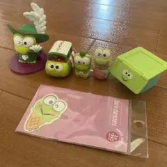 けろけろけろっぴ フィギュア 小物入れ ステッカー セット