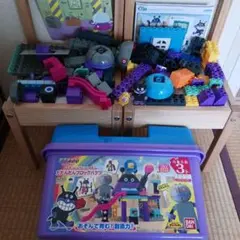 【中古】バイキンじょうも作れる！だだんだんブロックバケツ