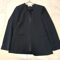 mila Owen ミラオーウェン ノーカラージャケット ストレッチ 0のサムネイル