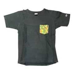 Champion リバースウィーヴ ￼迷彩ポケット Tシャツ M