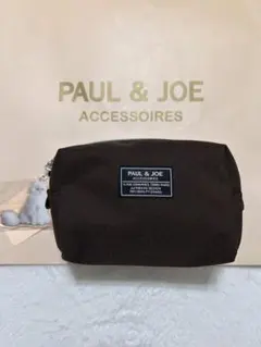 新品　ポール&ジョー　ジプシー　アクリルキーホルダー付　ポーチ　ブラウンのサムネイル