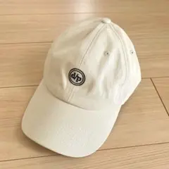 ベージュdpロゴキャップ　男女兼用