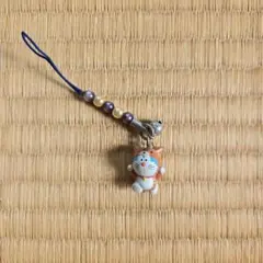 ドラえもん ビーズ根付け ストラップ 上杉謙信 どこでもドラえもん