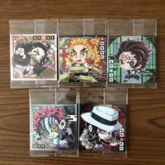 鬼滅の刃 ディフォルメシールウエハース4 【5枚セット】