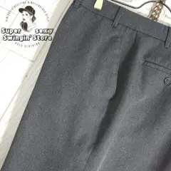 人気 リーバイス アクション スラックス W37相当 グレー ポリパンツ 古着のサムネイル