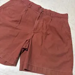 L.L.Bean コットン ショートパンツ 赤茶色 36インチのサムネイル