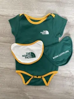 THE NORTH FACE ベビー ロンパース 80cm スタイ付き