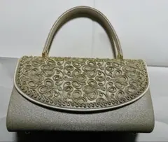 世美庵 コード刺繍 草履バッグセット 留袖 訪問着 M ゴールド シルバー