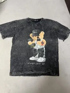 ZARA グラフィックプリント Tシャツ ブラック