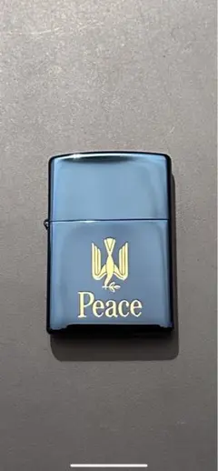 Peace zippo ライター ブルーチタン　2001年製 ◎未使用 ZIPPO PEACE 2001年製 ブルーチタン - メルカリ