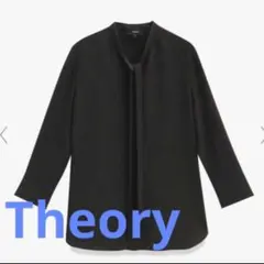 未使用✨セオリー ボウタイ ジョーゼットブラウス PRIME GGT セオリー Theory ブラウス PRIME GGT TIE BLOUSE （オフホワイト