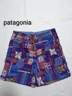 ☆極美品☆パタゴニア＊バギーズショーツ＊ボタニカル柄＊速乾性