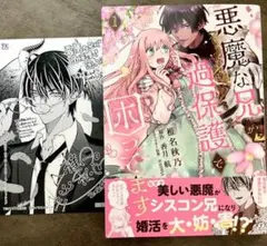 悪魔な兄が過保護で困ってます　1巻　特典付き