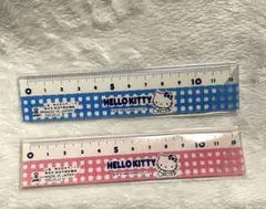 ハローキティ ものさし 定規 チェック レトロ まとめ売り ②