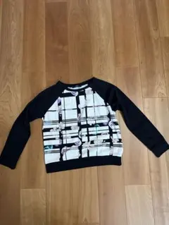 AZUL by moussy グラフィック長袖スウェット　薄手　花柄　S