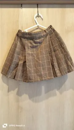 UNIQLO チェック柄 スカート ショートパンツ 120