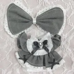 ぬい服 グレンチェックのワンピース