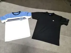 男児　Tシャツ (150サイズ)2枚セット (青白・黒)