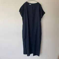 Brocante ブロカント インドボイル フロンセワンピース 黒 - メルカリ