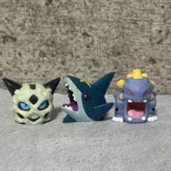ポケモンキッズ 指人形 カブト カブトプス オムナイト オムスター 進化