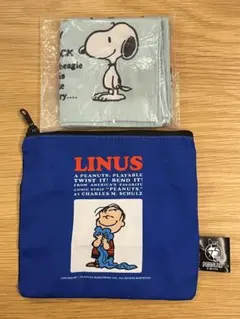 スヌーピー PEANUTS ビンテージデザインポーチコレクション 2個セット