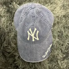 デニム ベースボールキャップ NY 刺繍 - メルカリ