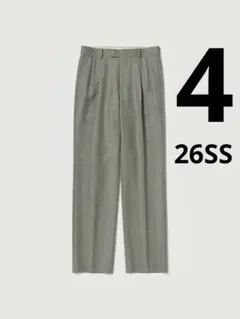 26SS】AURALEE Bluefaced Wool Two-Tuck 4 - メルカリ