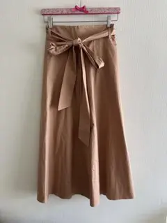 ドゥーズィエムクラス購入　Tibi フレアスカート巻きスカート　ピンクベージュのサムネイル