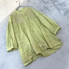 【SEASON REASON by Lin&Red】（L）ブラウス 薄い黄緑