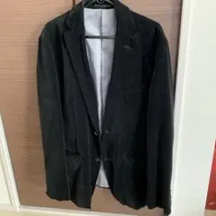 COMME CA ISM コーデュロイ テーラードジャケット M ブラック