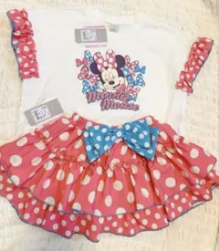 新品 バースデイ futafuta ミニー スカートパンツ Tシャツ 110