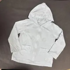 薄手パーカー　水色　120
