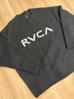 RVCA ロゴ ニット セーター ブラック XL