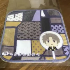 刀剣乱舞 ミニタオル へし切長谷部 五虎退　ぽちくじ 御伴散歩