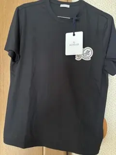 yuzさまサイズXL Moncler ダブルワッペン　TシャツBlack