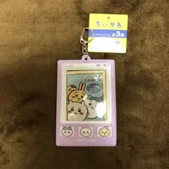 ちいかわ　クリアカードケース　キーホルダー　むらさき