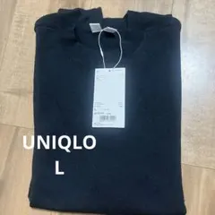 UNIQLO Ｕエクストラファイン メリノ クルーネックセーター　L ブラック
