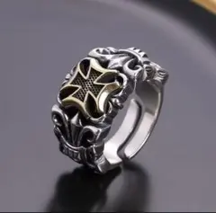 パンク大クロスリングファッションメンズレトロゴシックトレンドジュエリー