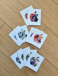 Appleロゴアートステッカー10枚セット