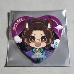 進撃の巨人　プリンセスカフェ　ハロウィン　購入特典　ハート型缶バッジ　ハンジ