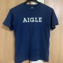 旧ロゴ　AIGLEロゴTシャツ　XS