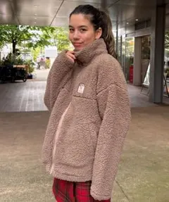 ROXY ボアジャケット ブラウン