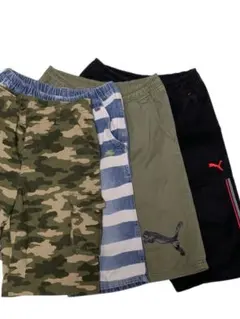 ハーフパンツ キッズ 男の子 4点セット まとめ売り サイズいろいろ