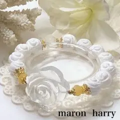 薔薇・天然石ブレスレット•*¨*•.¸¸♬