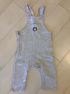 PETIT BATEAU グレー サロペット