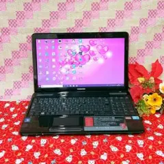 美品！東芝！HDD320GB！綺麗なブラックノートパソコン！Win10 動画編集